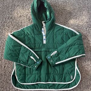 FP Movement by Free People Green Hooded Puffer Jacket